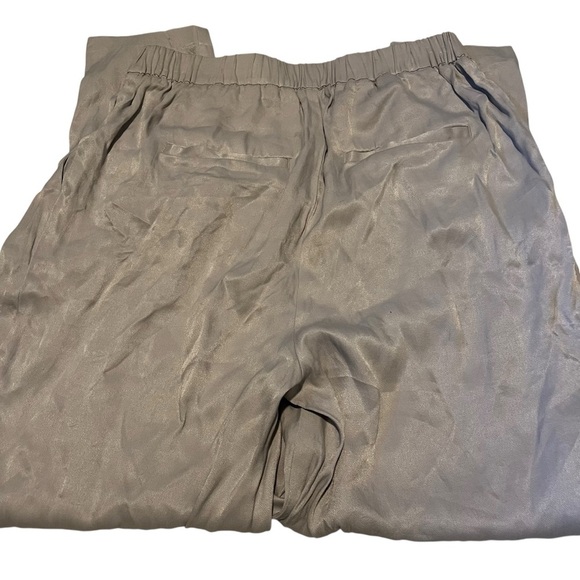 Free People Gray Relaxed Fit Wide Leg Pants Womens XS Elastic Waist - Picture 5 of 6